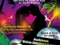 HOLIDAY’S KIZ Cours + Soirée tous les mardis